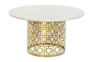 Mesa de Comedor Metal Marmol